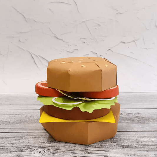3D Paper Cheeseburger