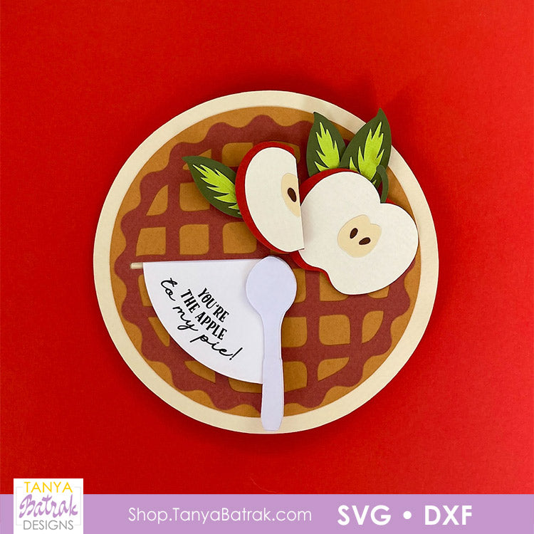 Rotating Apple Pie Card