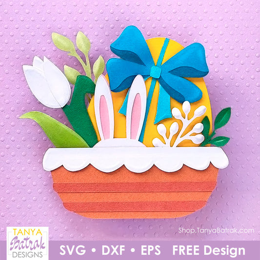 Easter Basket (Free SVG)