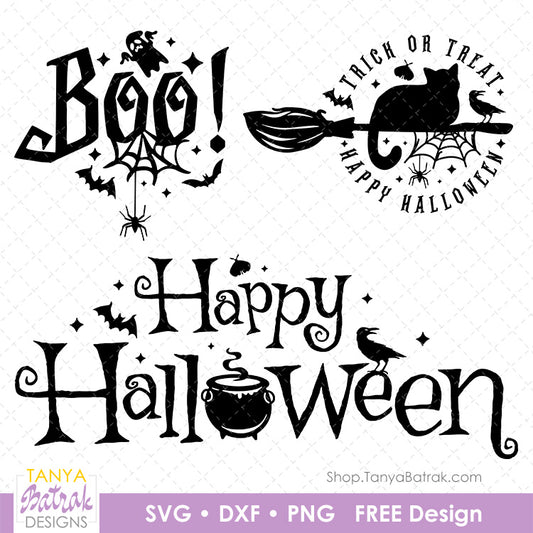 Halloween Bundle (Free SVG)