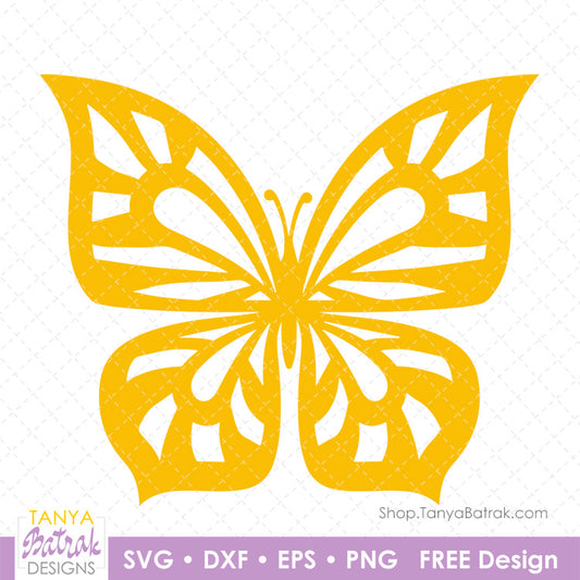 Butterfly (Free SVG)