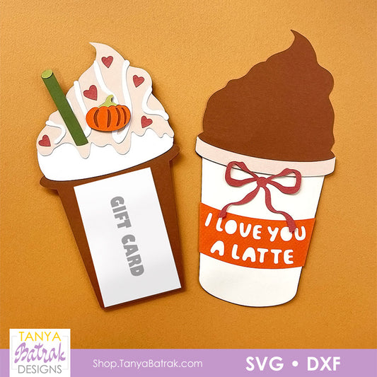 I Love You a Latte, Gift Card Holder