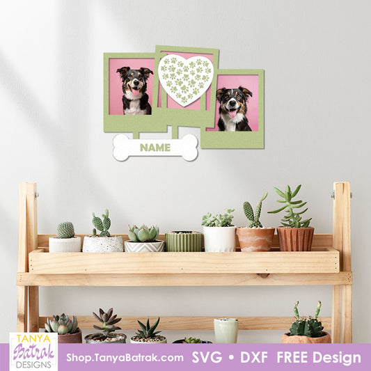 Photo Frame for Pets (Free SVG)