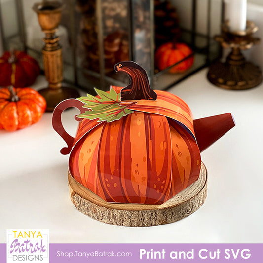 Pumpkin Teapot Gift Box