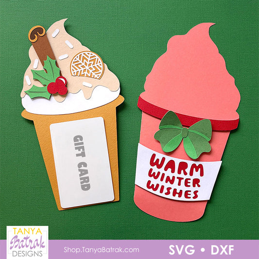 Warm Winter Wishes, Christmas Gift Card Holder