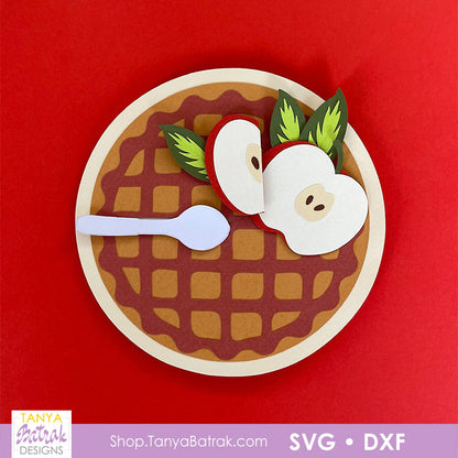 Rotating Apple Pie Card