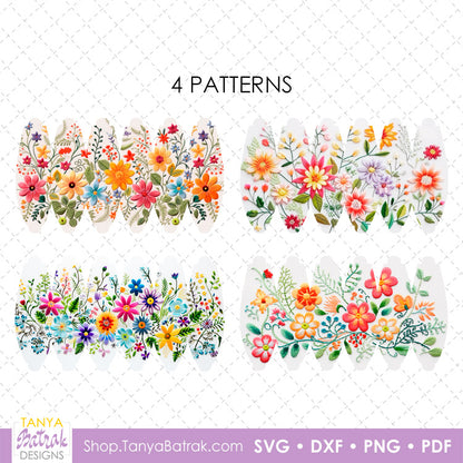 3D Easter Egg With Embroidered Patterns