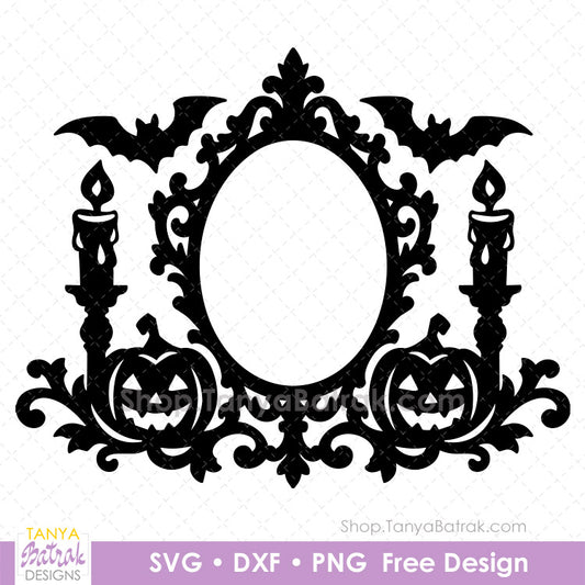 Vintage mirror frame