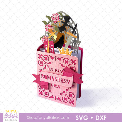 In My Romantasy Era Book Pop-Up Box Card