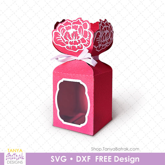 Box with Window (Free SVG)
