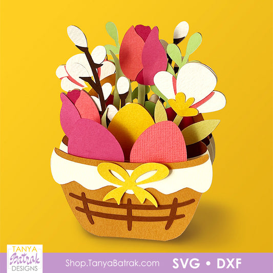 Easter Basket Box Card