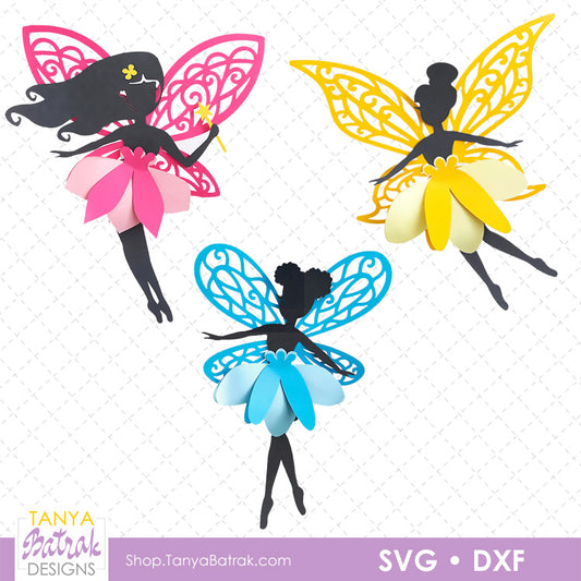 3D Flying Fairy Set