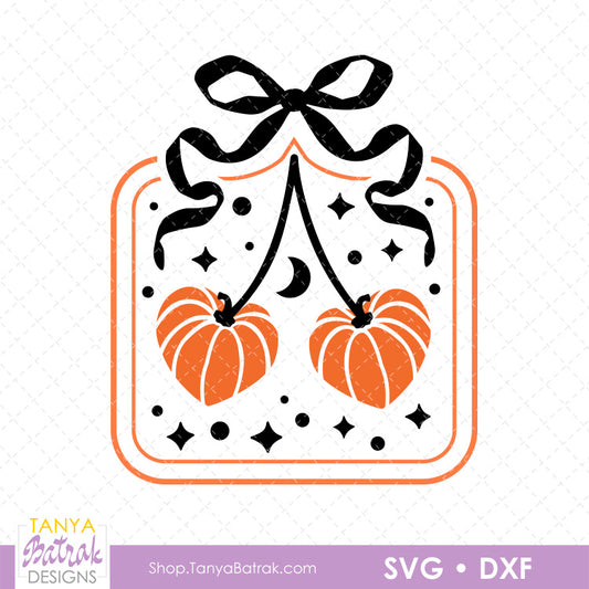 Halloween Heart Pumpkins