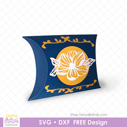Pillow Box (Free SVG)