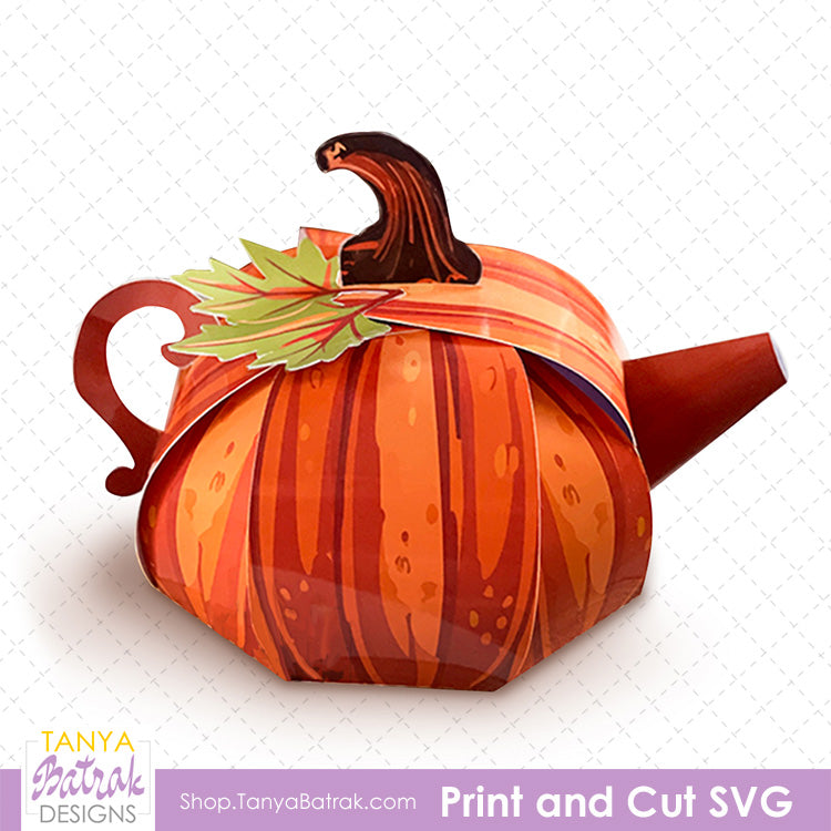 Pumpkin Teapot Gift Box