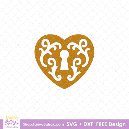 Vintage Keyhole (Free SVG)