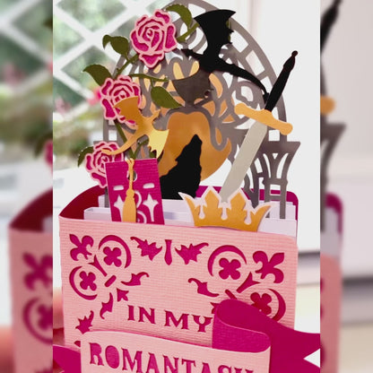 In My Romantasy Era Book Pop-Up Box Card